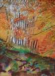 Tableau sous-bois par Philippe Morel